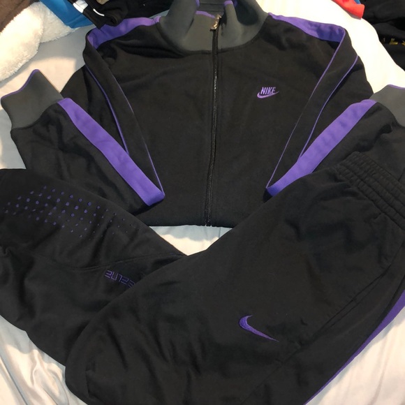 nike jumpsuit purple
